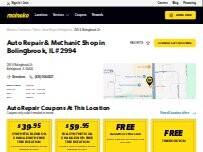 Website Screenshot Meineke Car Care Center