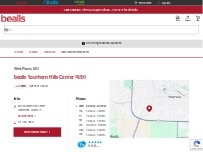 Website Screenshot bealls