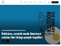 Website Screenshot The Hungry Rooster Kitchen and Catering