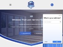 Website Screenshot HB Windows "Since 1974"