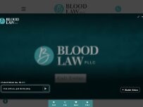 Website Screenshot Blood Law, PLLC