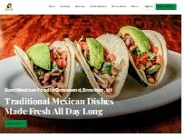 Website Screenshot Avocados Mexican Grill