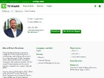 Website Screenshot Ethan Goodman - TD Wealth Financial Advisor