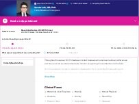 Website Screenshot Sanders Oh, MD, PhD