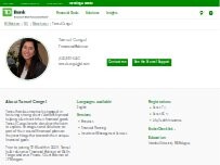 Website Screenshot Tansel Cengel - TD Wealth Financial Advisor