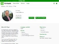 Website Screenshot Ilir Rrapi - TD Wealth Financial Advisor