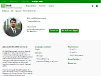 Website Screenshot Ali ShahMohammadi - TD Wealth Financial Advisor