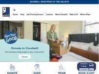 Website Screenshot Goodwill Outlet Store and Donation Center