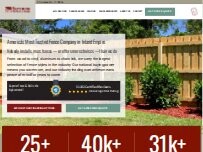 Website Screenshot Superior Fence & Rail Inland Empire