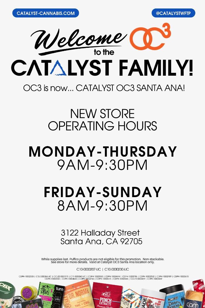 Images Catalyst Cannabis Dispensary Santa Ana OC3