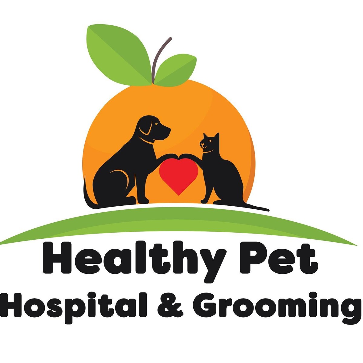 Healthy Pet Hospital and Grooming Logo