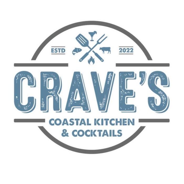 Crave's Coastal Kitchen & Cocktails Logo