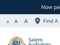 Website Screenshot Salem Audiology Clinic, Part Of The Beltone Hearing Care Network