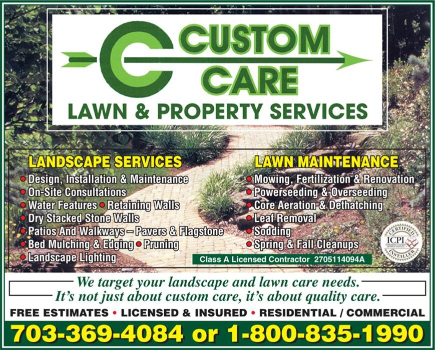 Images Custom Care Lawn & Property Services Inc
