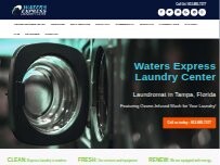 Website Screenshot Waters Express Laundry Center