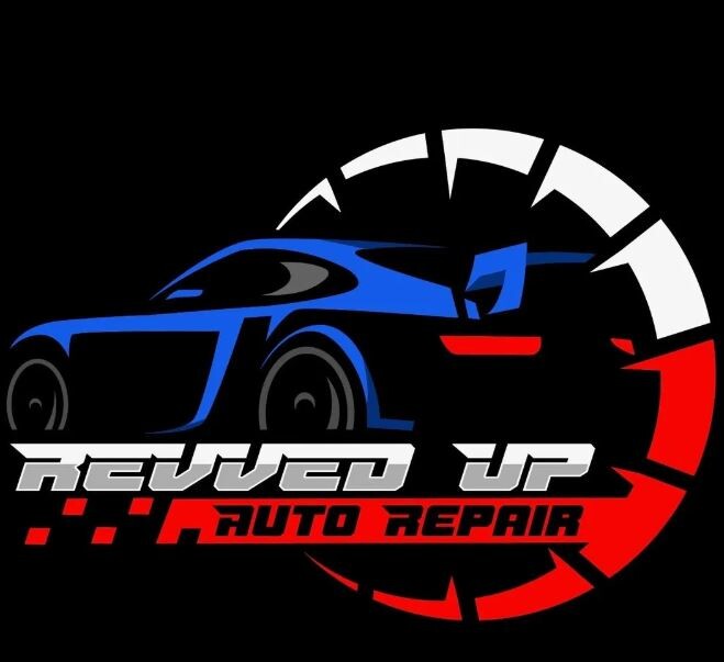 Revved Up Auto Repair & Customs Logo