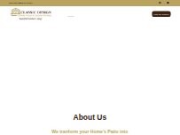Website Screenshot Classic Design Covered Patios And Outdoor Kitchens