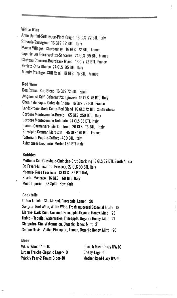 Images Urban Fraiche Restaurant