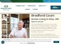 Website Screenshot Bradford Court