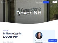 Website Screenshot Cornerstone Caregiving