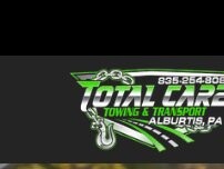 Website Screenshot Total Care Towing & Transport
