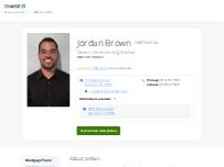 Website Screenshot Jordan Brown - Chase Home Lending Advisor - NMLS ID 1454964