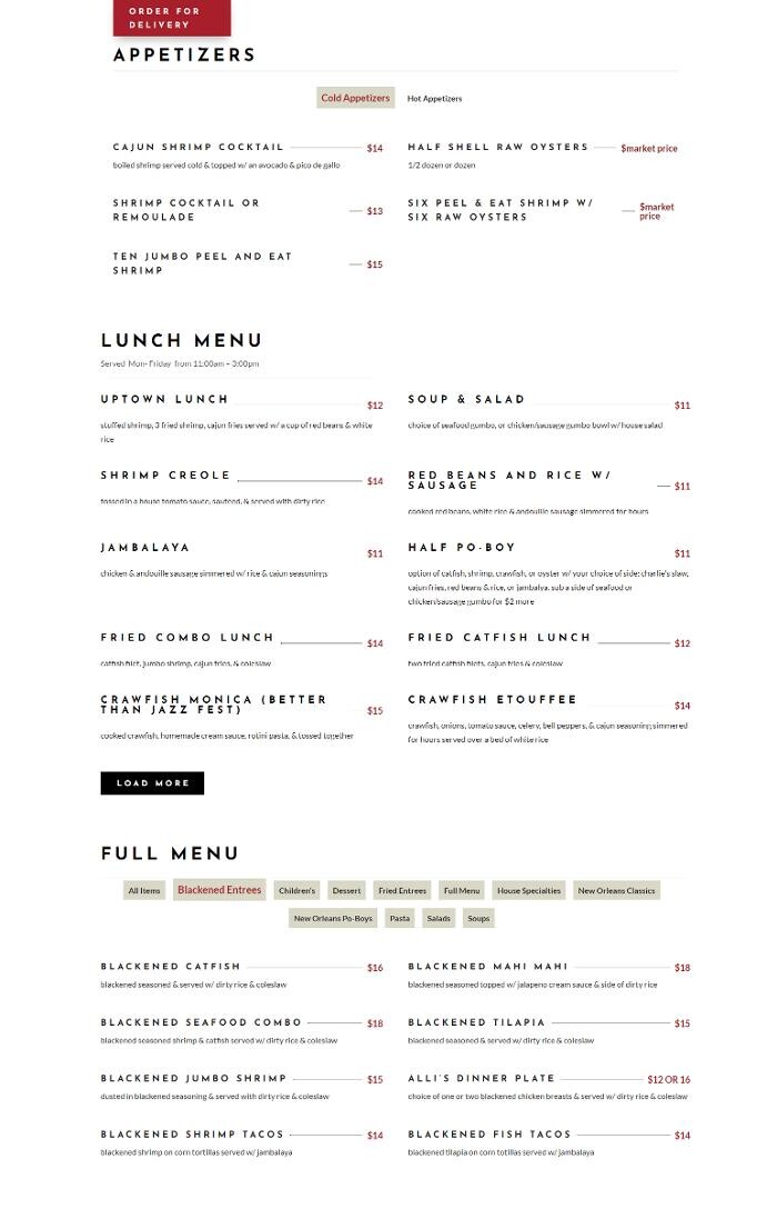 Images Charlie's Creole Kitchen