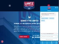 Website Screenshot Lantz Home Services, Plumbing – AC – Electrical