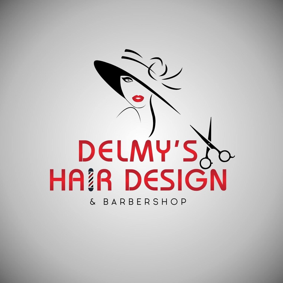Delmys Hair Design & Barbershop Logo