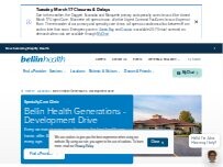 Website Screenshot Bellin Health Generations
