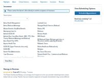 Website Screenshot James Rider, MD