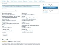 Website Screenshot Brea Sorge, APNP
