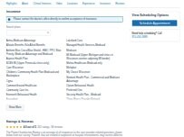 Website Screenshot Benjamin Ebben, MD