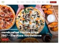 Website Screenshot Singas Famous Pizza