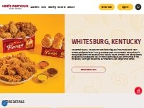 Website Screenshot Lee's Famous Recipe Chicken