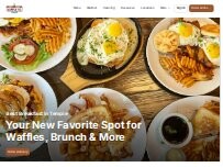 Website Screenshot Water Street Waffle Co a Local Eatery