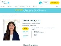 Website Screenshot Toqua Saflo, OD