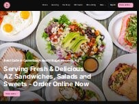 Website Screenshot Bertha's Cafe & Catering