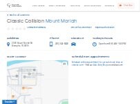 Website Screenshot Classic Collision