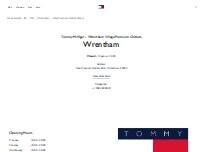 Website Screenshot Tommy Hilfiger