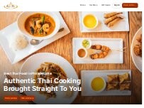 Website Screenshot Baan Thai Thai Cuisine