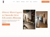 Website Screenshot Omenala Griot Afrocentric Museum & Event Center