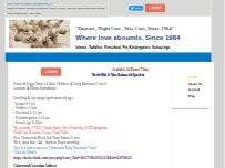 Website Screenshot Penny & Peggy Nairn 24 Hour Childcare & Early Education Centers