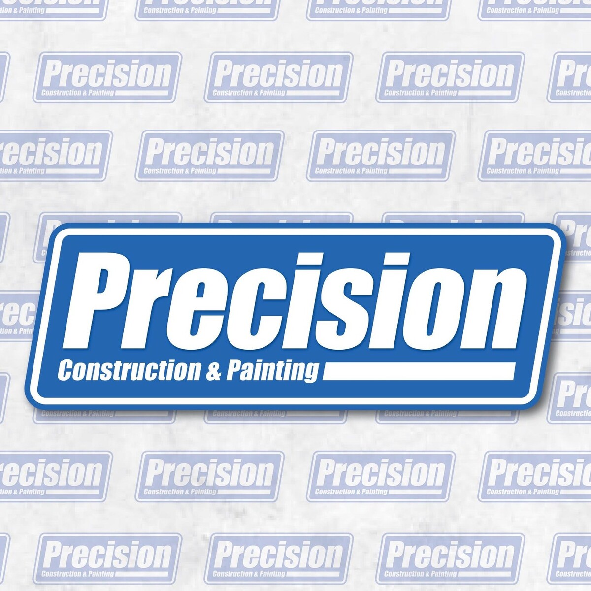 Precision Construction & Painting Logo