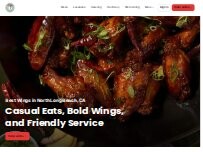Website Screenshot Shlap Muan Chicken Wings