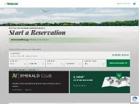 Website Screenshot National Car Rental