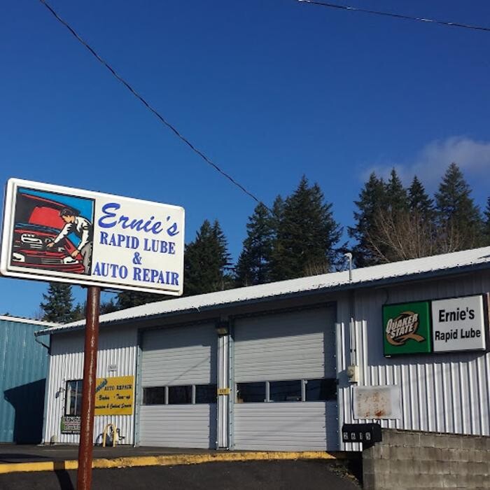 Ernie's Rapid Lube Logo