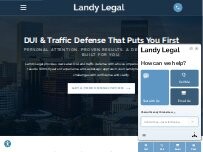 Website Screenshot Landy Legal