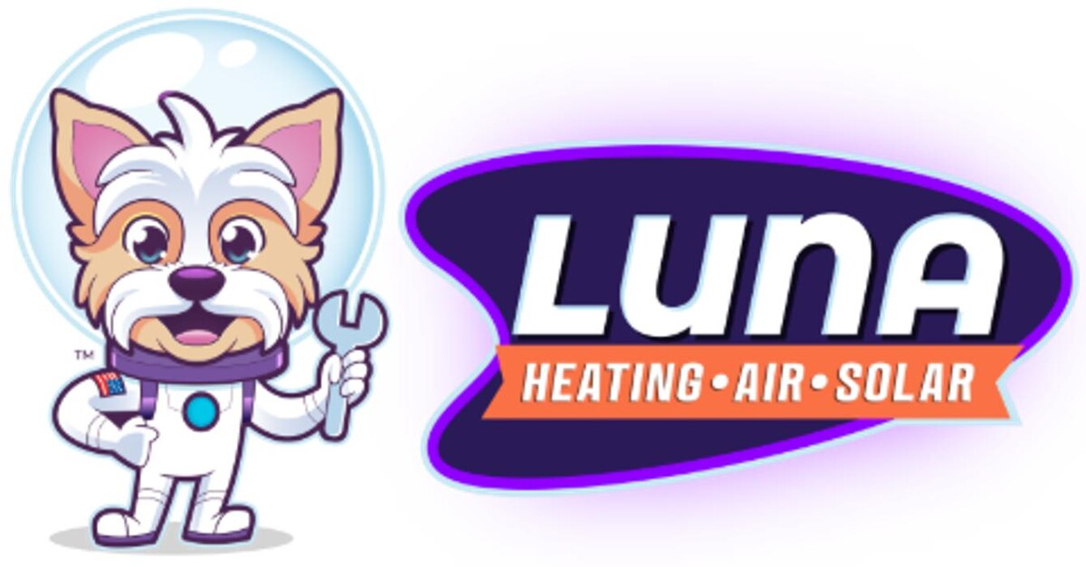 Luna Heating Air Solar Logo