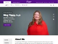 Website Screenshot Meg Tippy, PsyD